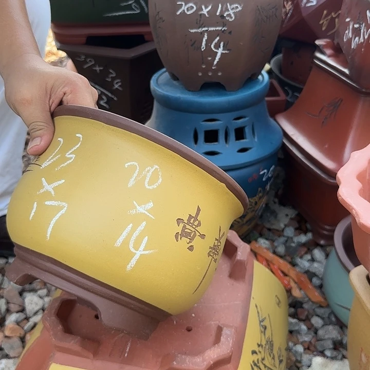 紫砂花盆紫砂花盆盆景盆