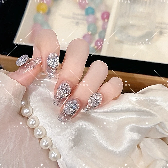 【星辰大海】纯手工穿戴甲美甲可拆卸穿戴式持久反复使用DZZNA