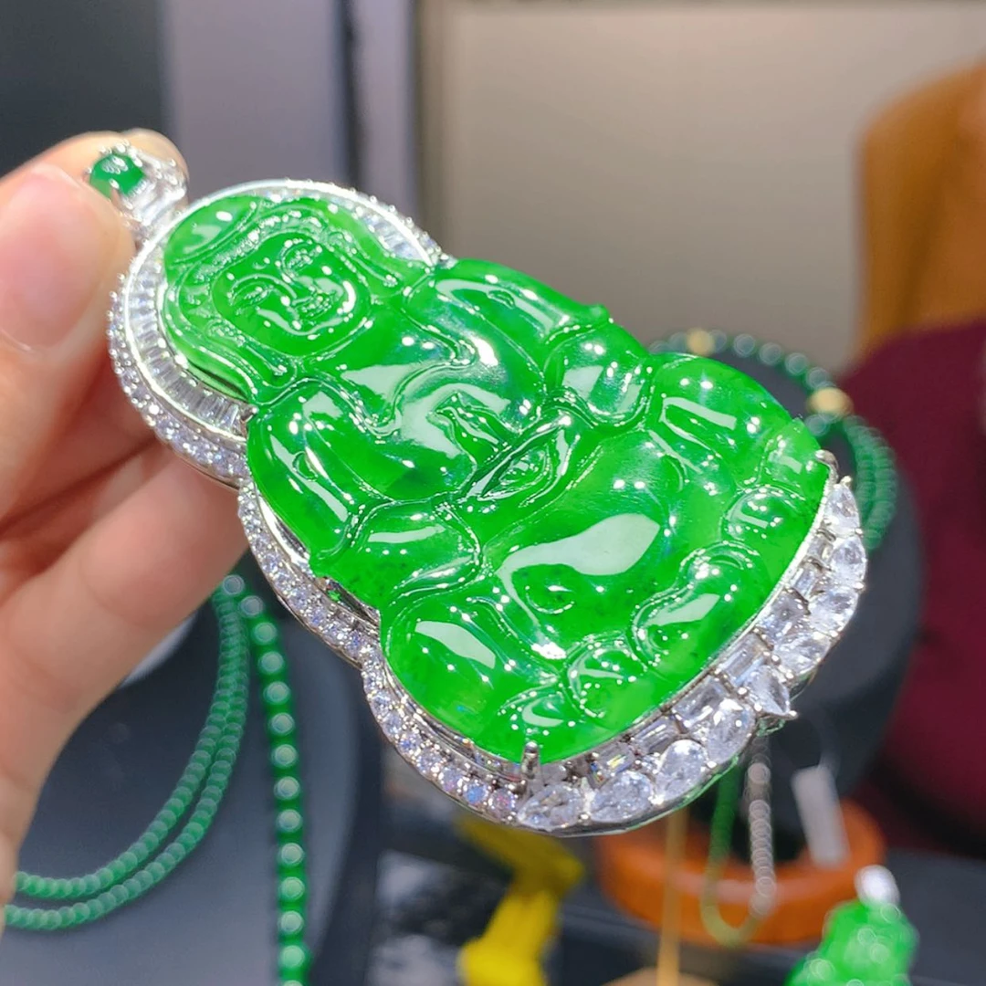 【闪购商品】翡翠颈饰未镶嵌6柒姐