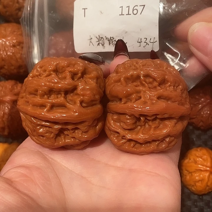 文玩核桃吊坠大粗筋43肚45.6