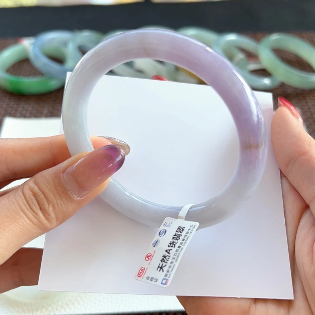 翡翠手镯未镶嵌8号 55.4