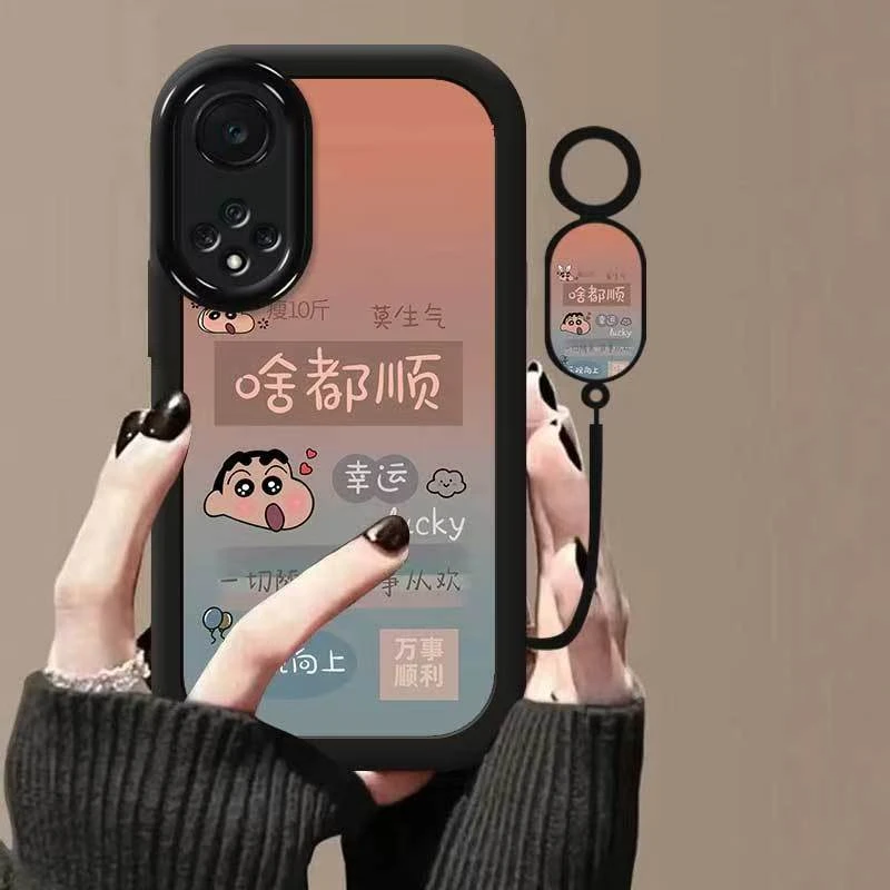 适用华为荣耀50pro手机壳文字rna-anoo软honor50保护套5g全包边防