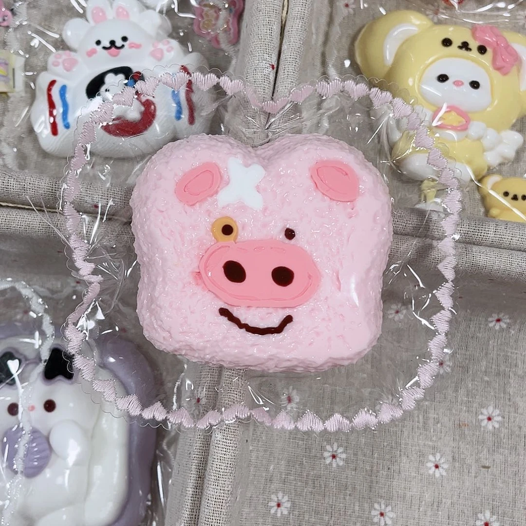 硅胶麦兜pp吐司奶油泥