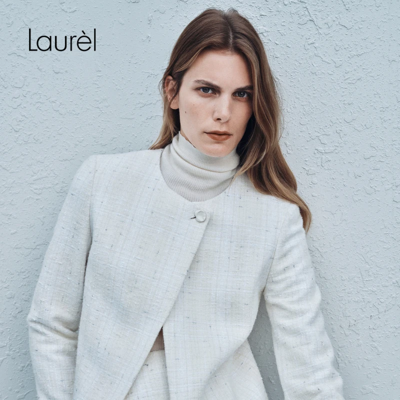 【丽公主专享】Laurel劳芮新款雪花呢外套女LWL354W01000