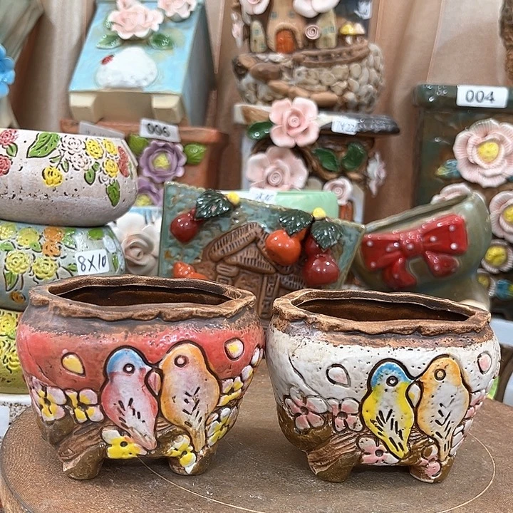 红陶粗陶多肉花盆