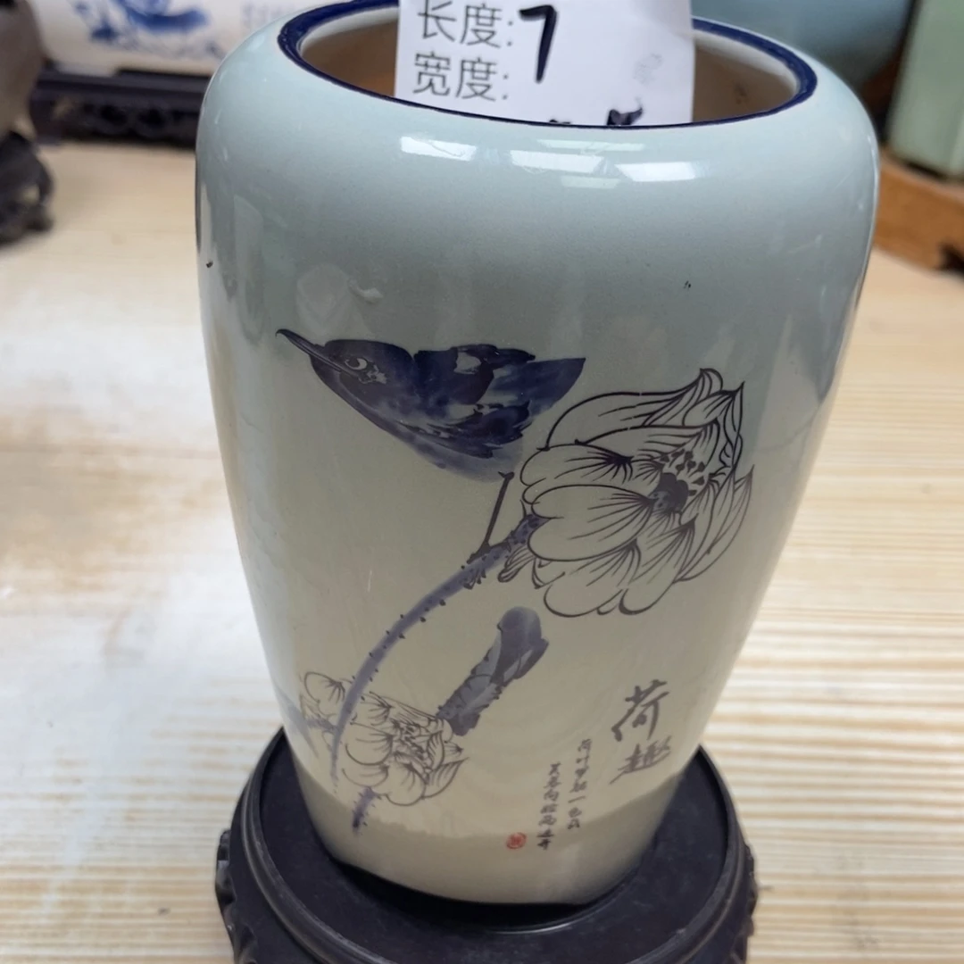 瓷片陶瓷花盆陶瓷艺术