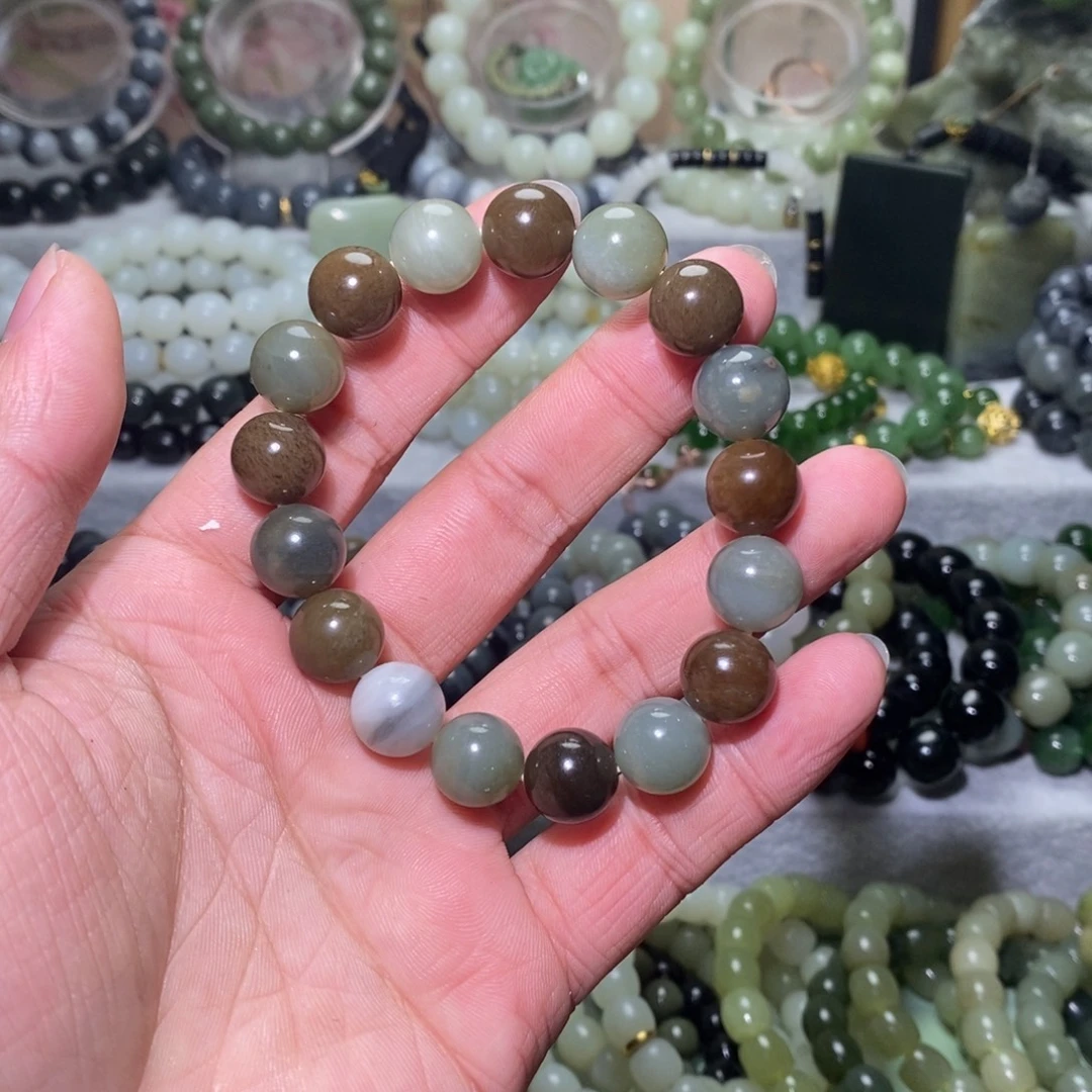 和田玉未镶嵌手链