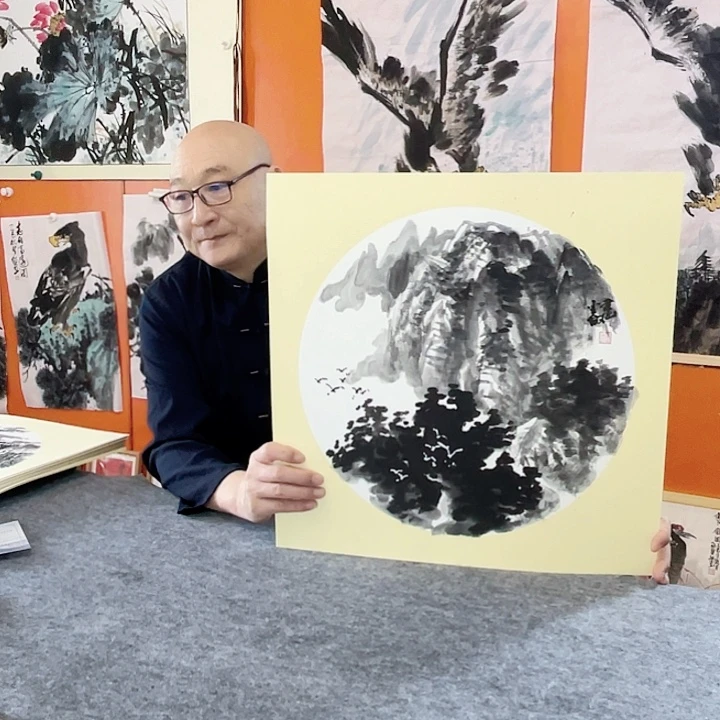 国画张圣敏先生纯手绘作品