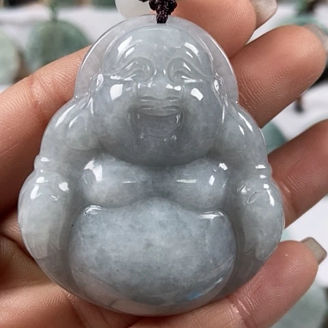翡翠颈饰未镶嵌大佛福利