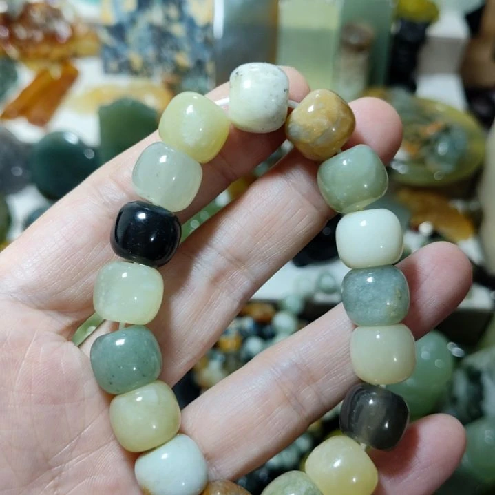 岫玉未镶嵌手串手串