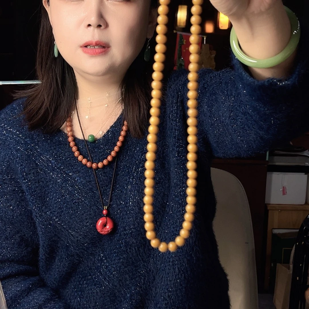 密玉（石英质玉）未镶嵌颈饰