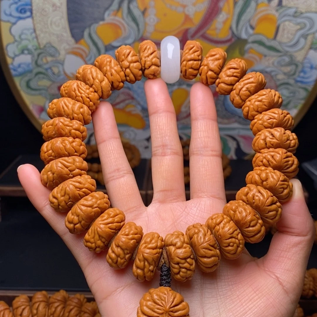 手串桃核狂*22尺寸豹子头手持