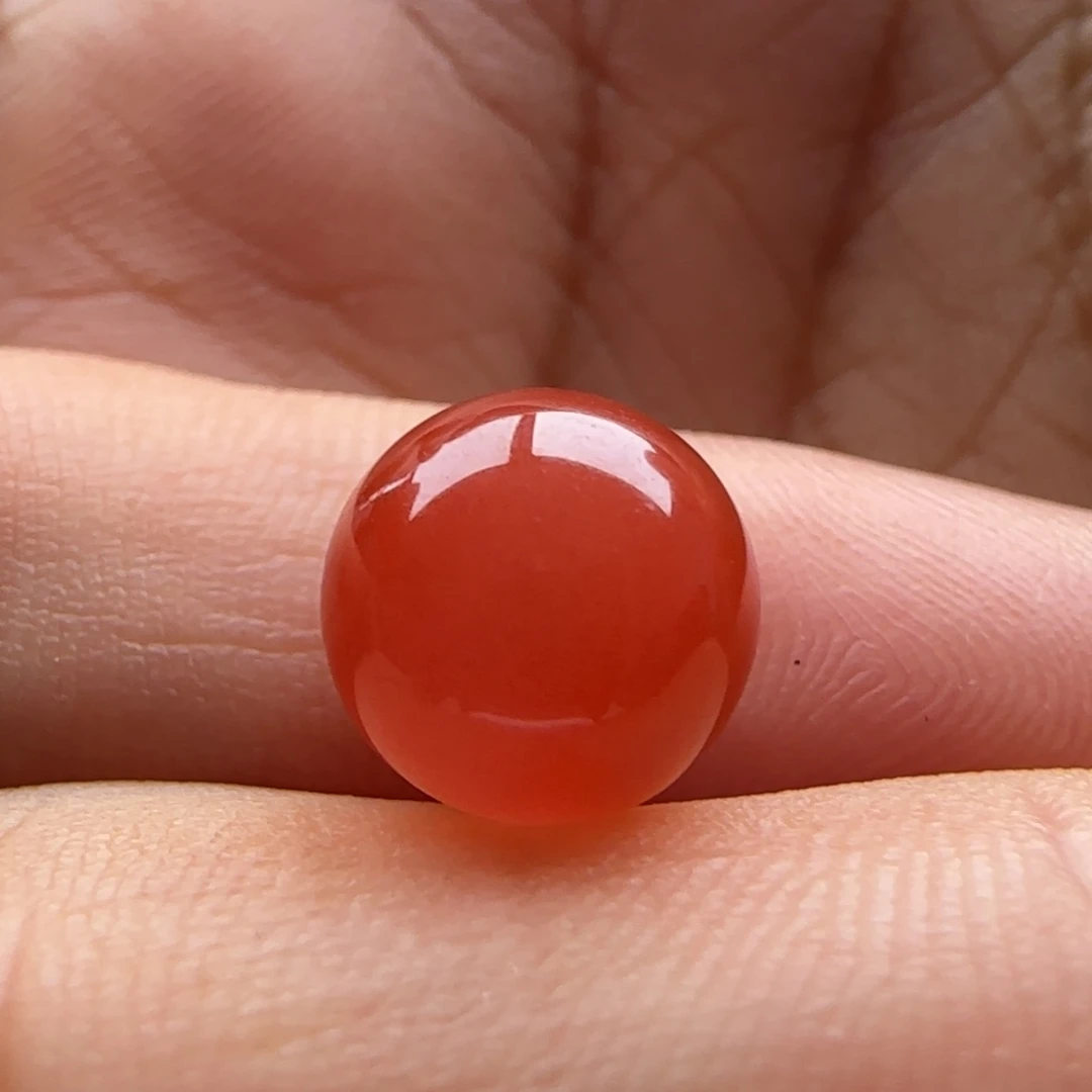 南红玛瑙未镶嵌圆珠9.8