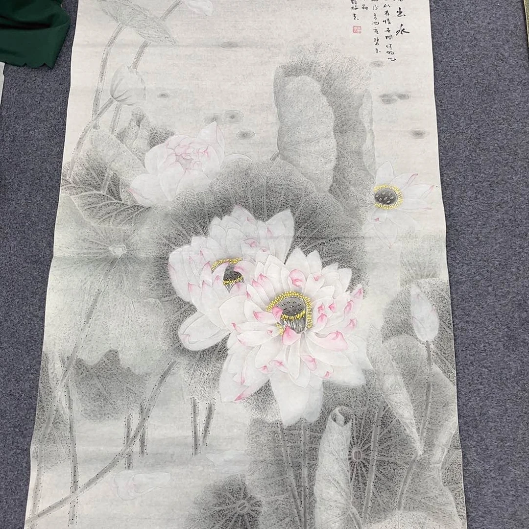 国画国画作品宣纸纯手绘
