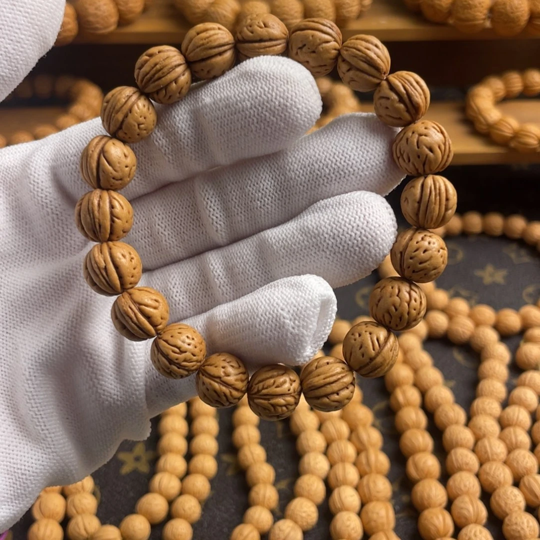 桃核手串野生脐中脐