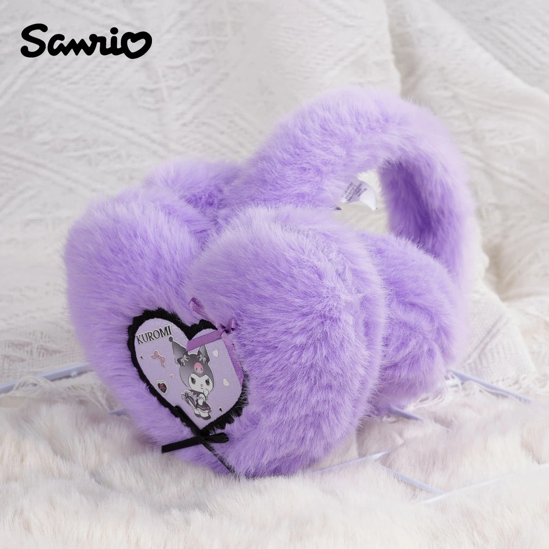 酷洛米儿童秋冬季保暖耳套女童男孩耳包女冬季上学可爱毛绒耳暖