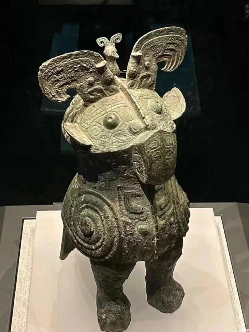 【万象有衣】妇好鸮尊1号手工唐锦织金气质上衣-8190