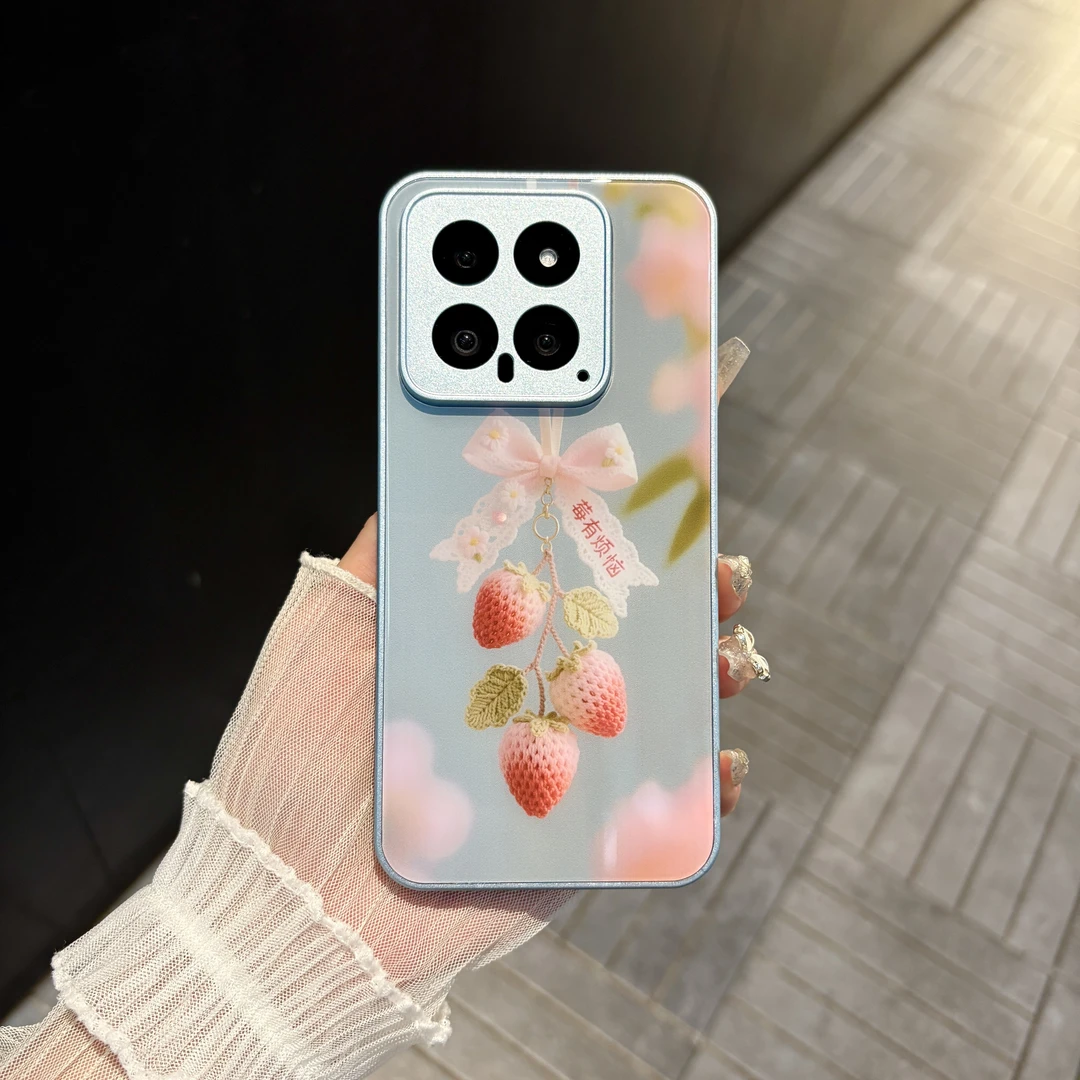 苹果/华为/oppo/vivo/小米 莓有烦恼适用小米14肤感玻璃手机壳