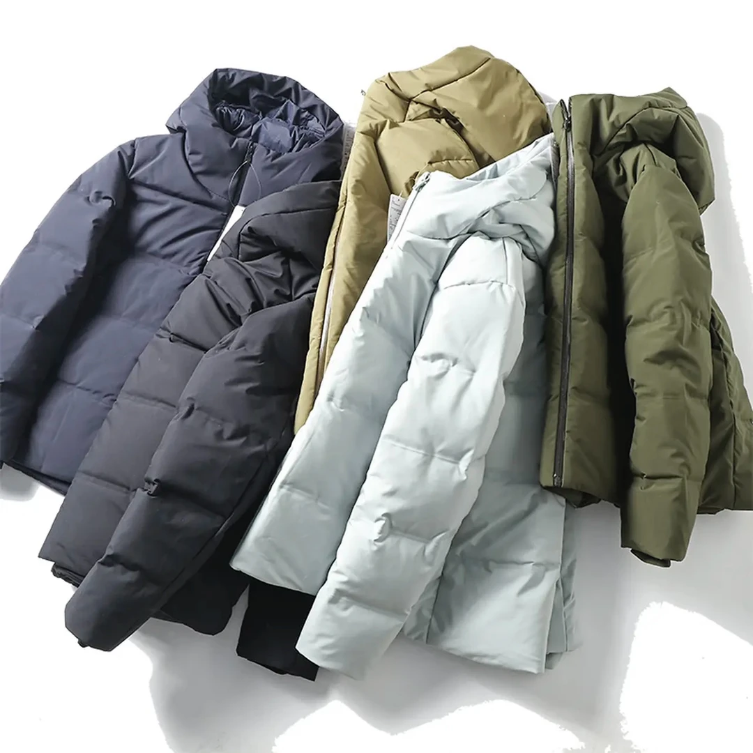 男士短款立领连帽冬季保暖休闲户外羽绒服 970077 (959624)