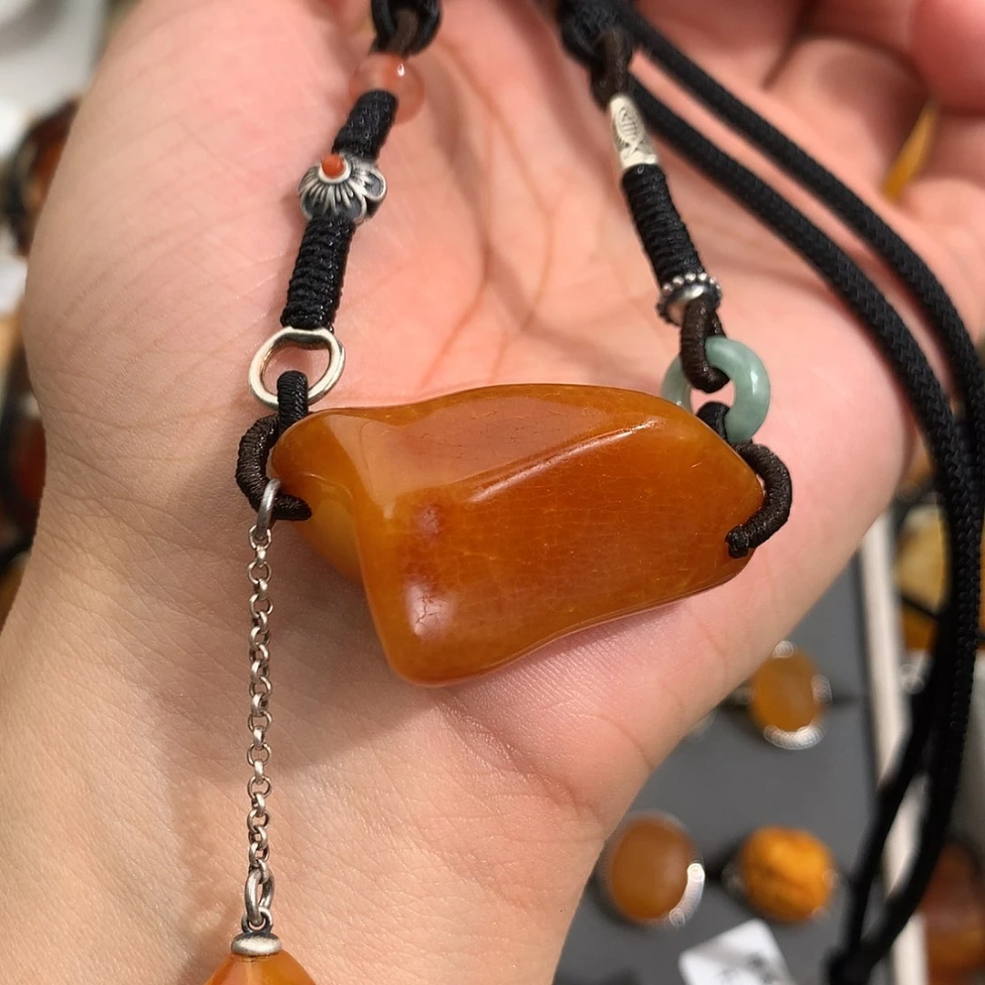 蜜蜡裸石未镶嵌你