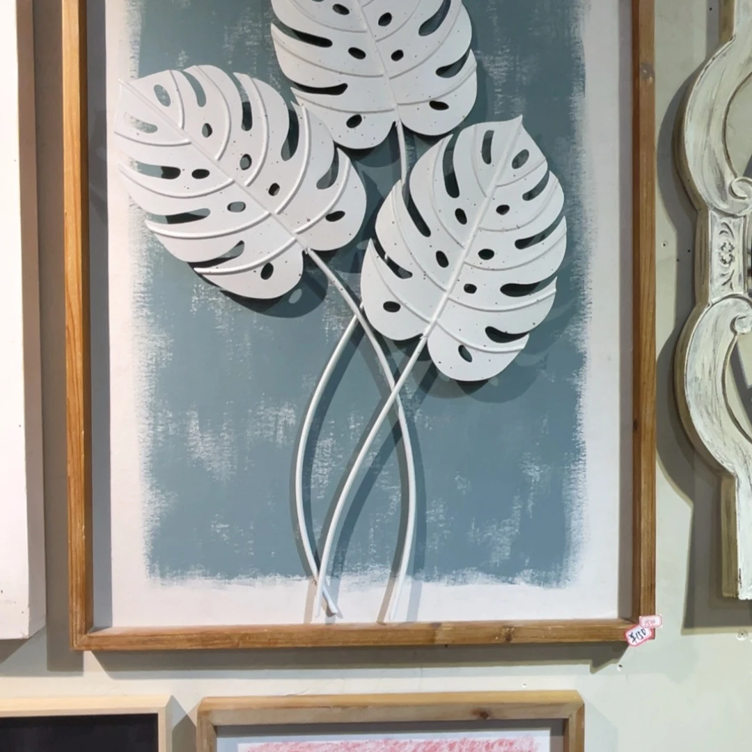 墨***雨铁龟背叶挂画111620现货