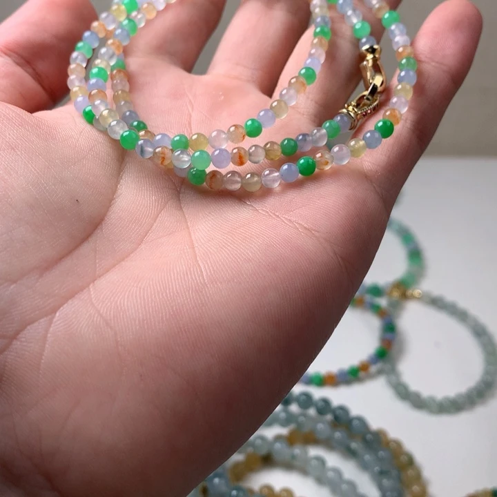 定制翡翠未镶嵌缅甸翡翠a货卡4