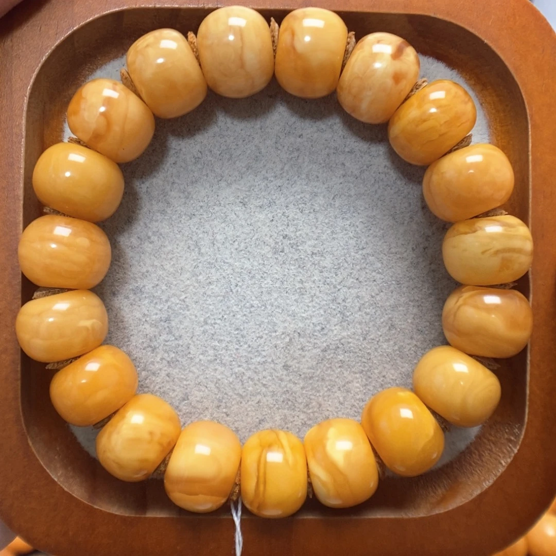 蜜蜡未镶嵌手串蜜蜡
