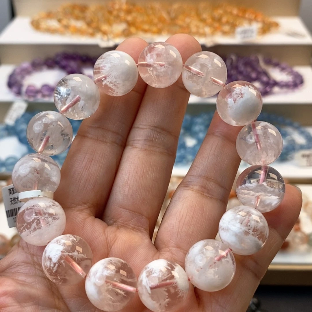 未镶嵌手链水晶雪花幽灵，14.6m