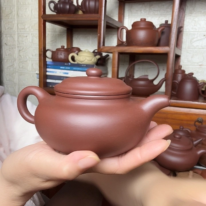 茶壶紫泥仿古300cc精工半手
