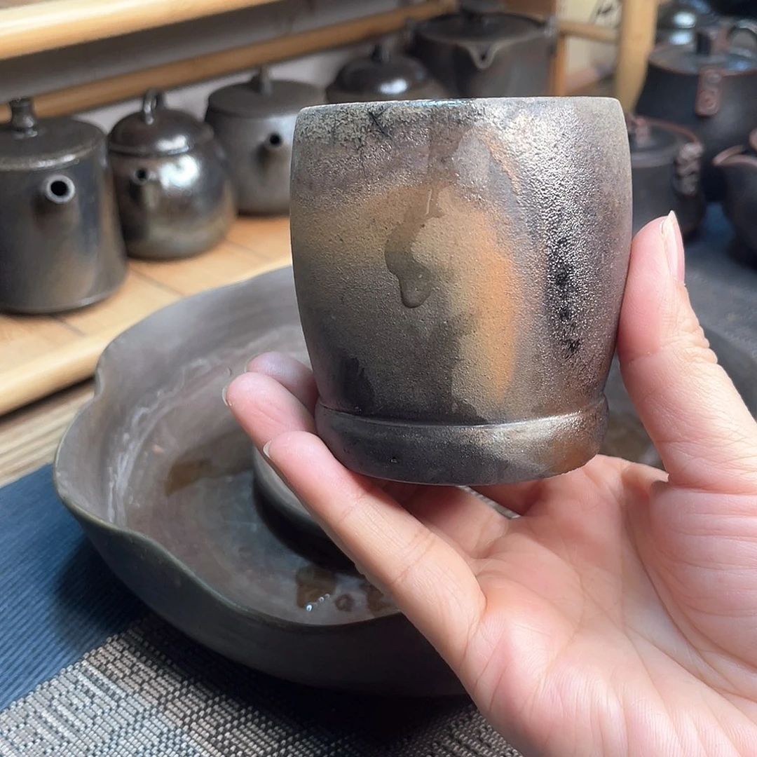 红陶壶广西南陶柴烧壶杯茶壶130毫升