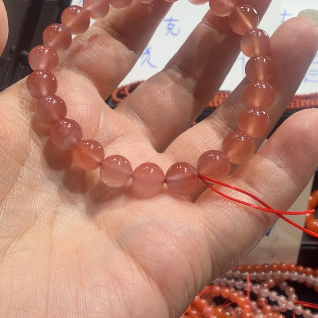 清***客南红玛瑙未镶嵌手串