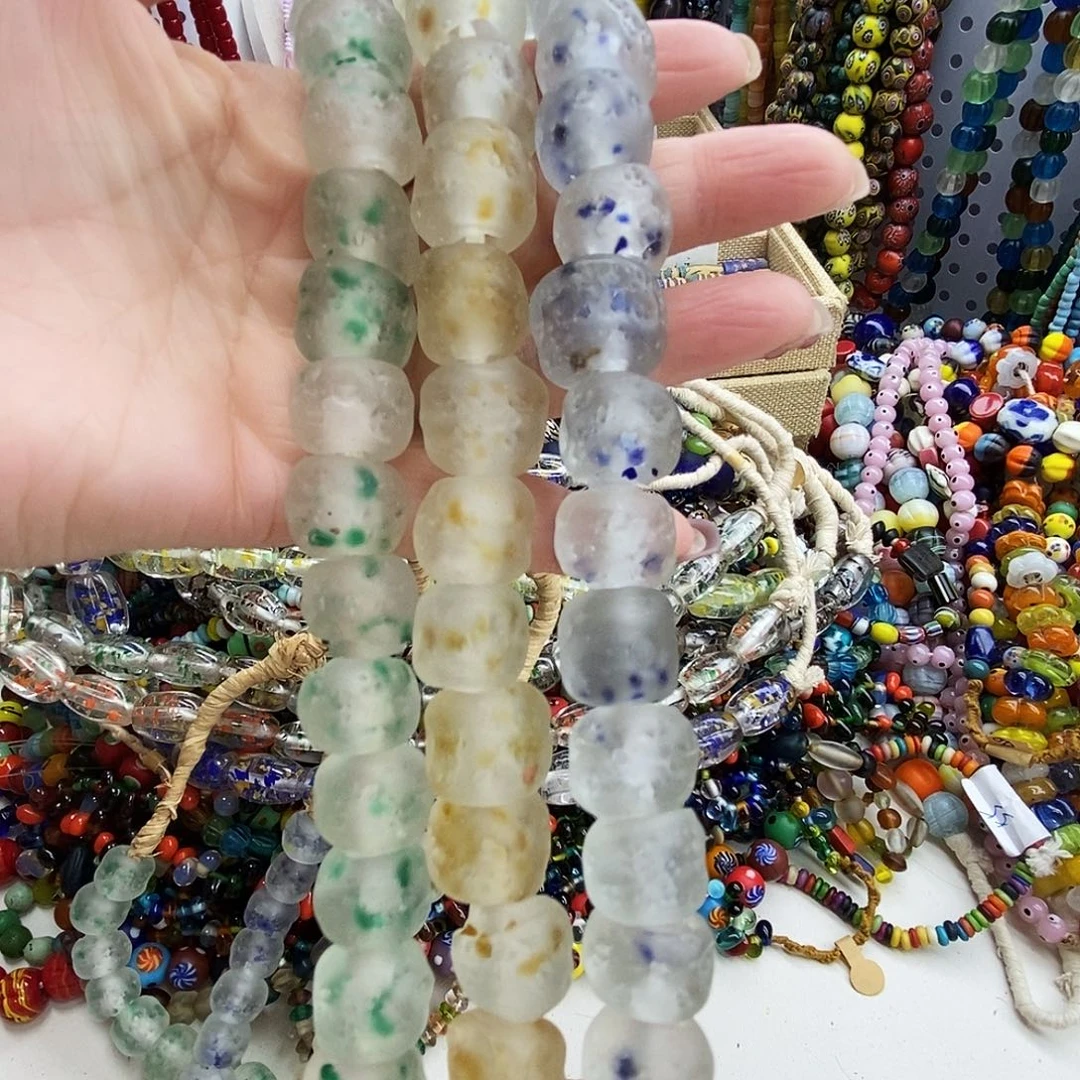 颈饰琉璃尼泊尔碎碎冰097