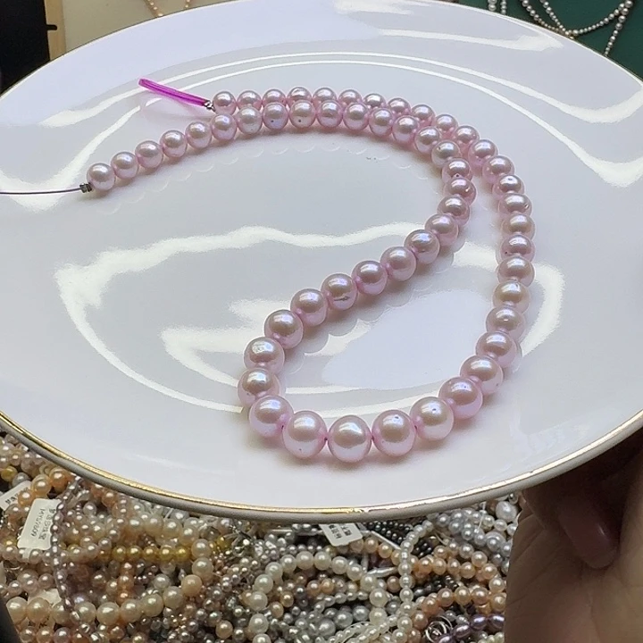 淡水珍珠合金耳饰