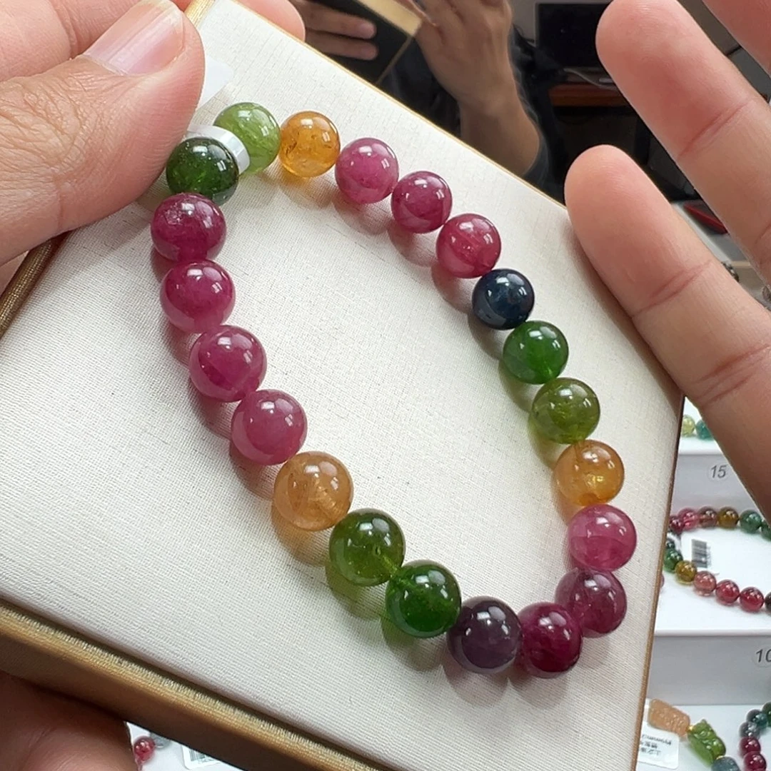 手串碧玺未镶嵌9mmmmmmmmmmm