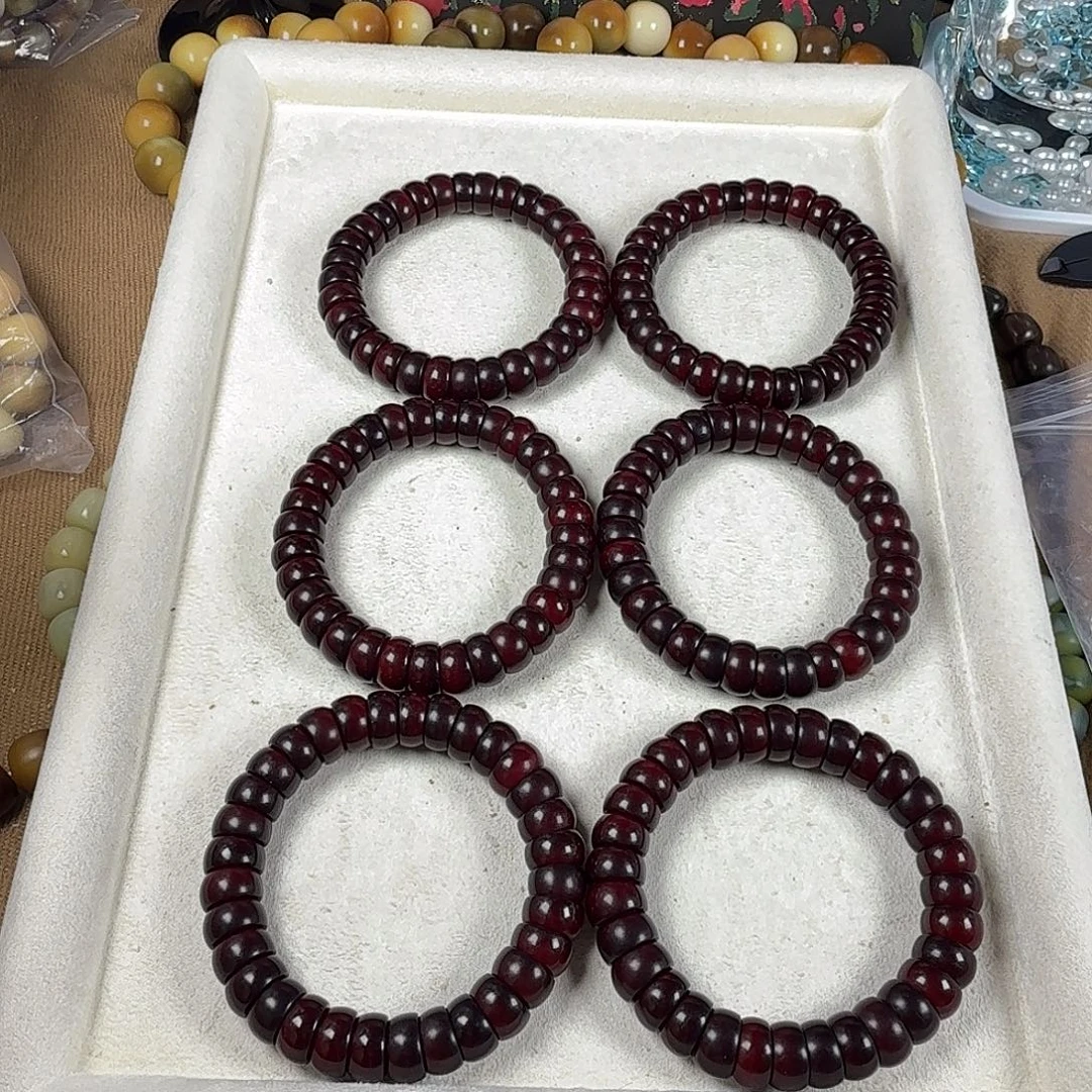 菩提根/象牙果吊坠朱砂供碗肠卡12 微瑕