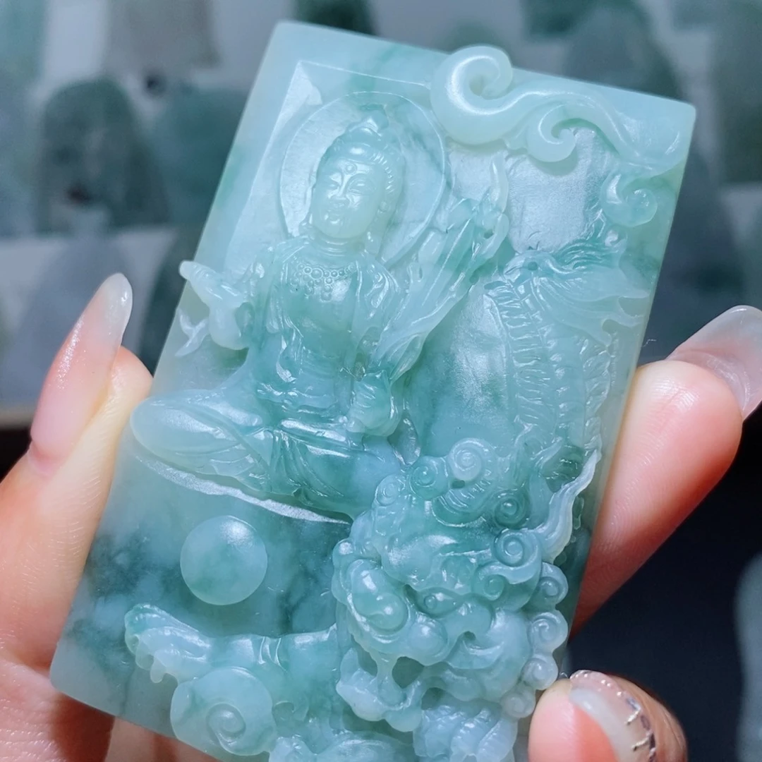 定制翡翠未镶嵌定制吊坠