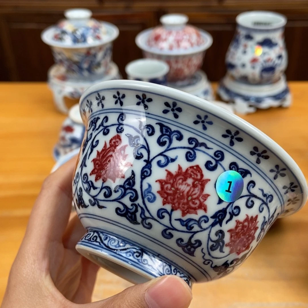 手绘现代茶具非古董