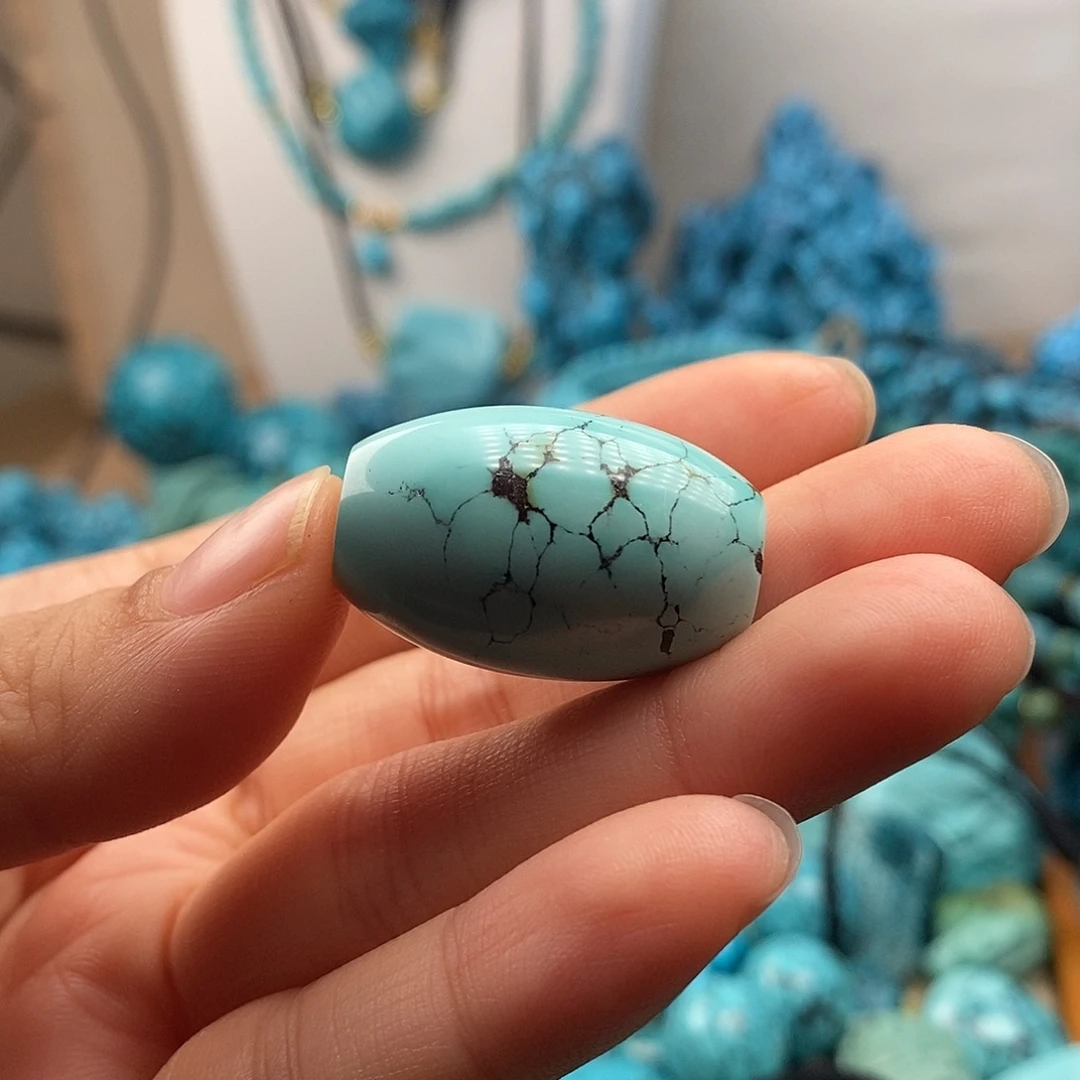 绿松石未镶嵌珠宝半成品