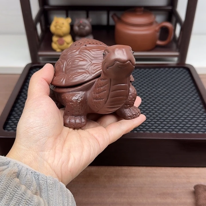 茶案紫泥乌龟茶漏