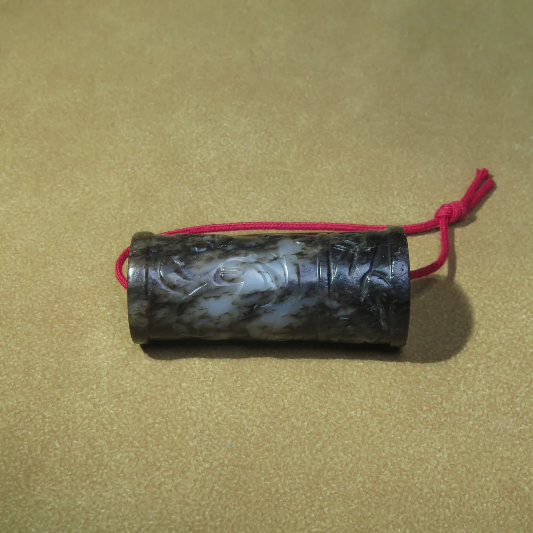 清代老提油玉勒/MZ617884/和田玉/民族文物