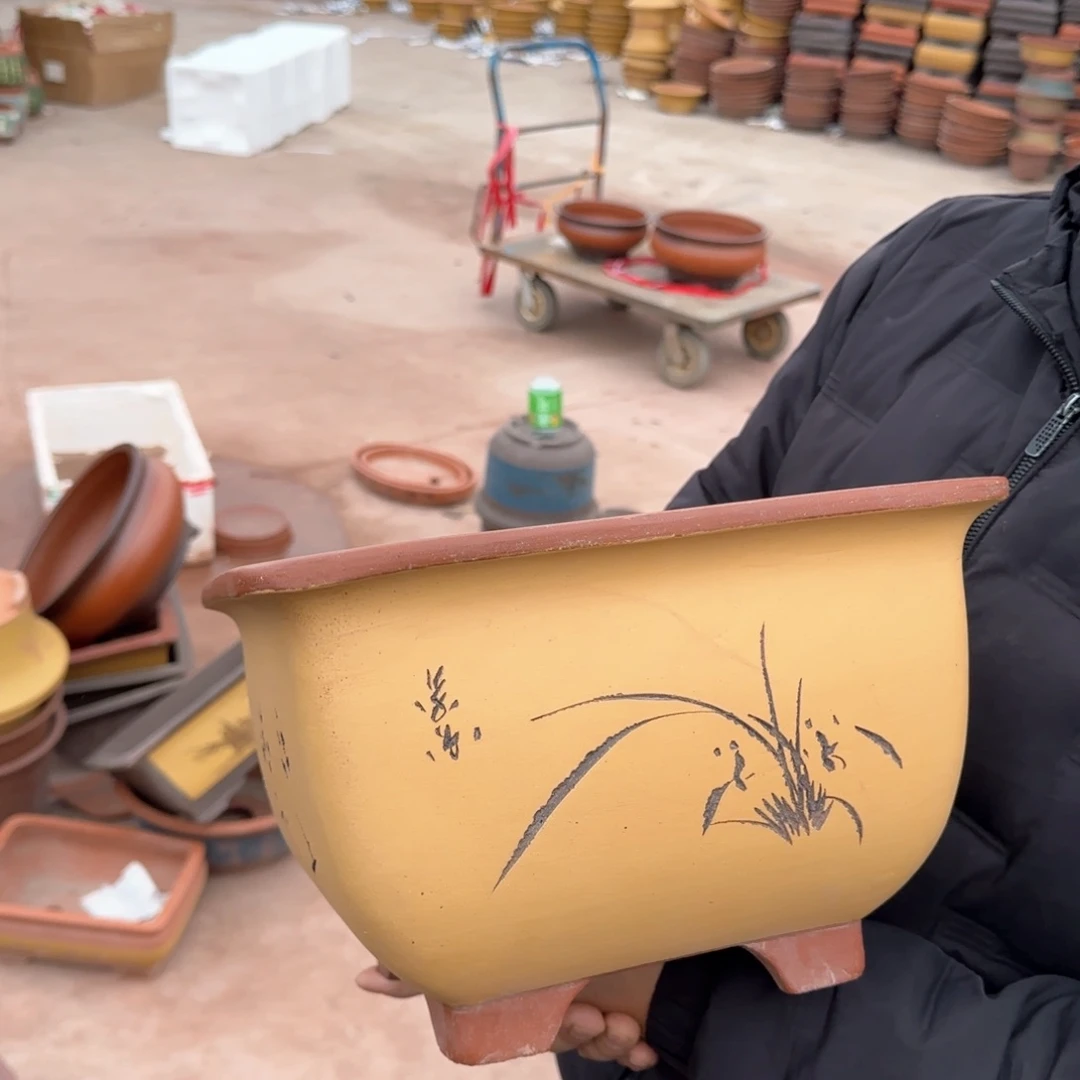 紫砂花盆口径25.15口径