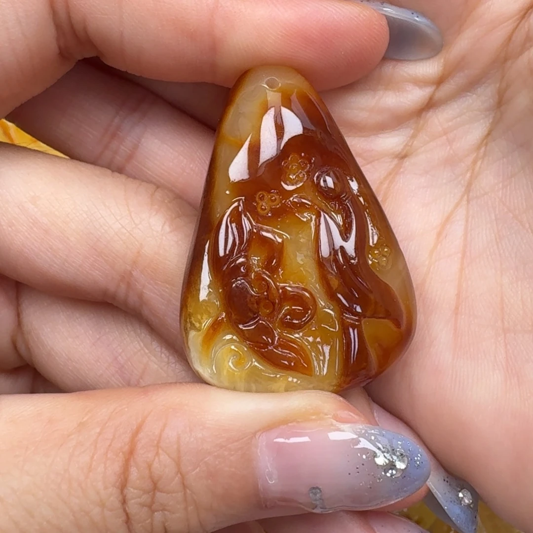 琥珀未镶嵌珠宝奇石