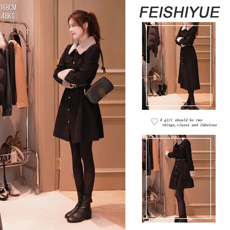 2025秋冬季新款女装法式优雅气质保暖外套时尚轻熟大方上衣