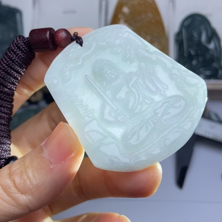 翡翠未镶嵌挂件翡翠