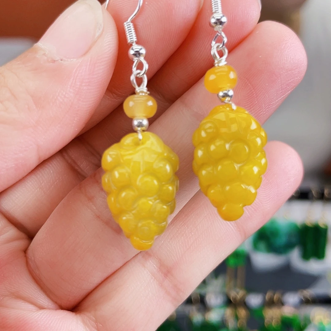 未镶嵌翡翠耳饰饰品