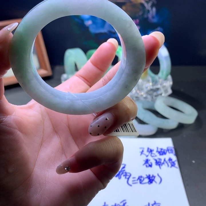 定制翡翠未镶嵌翡翠手镯翡翠定金