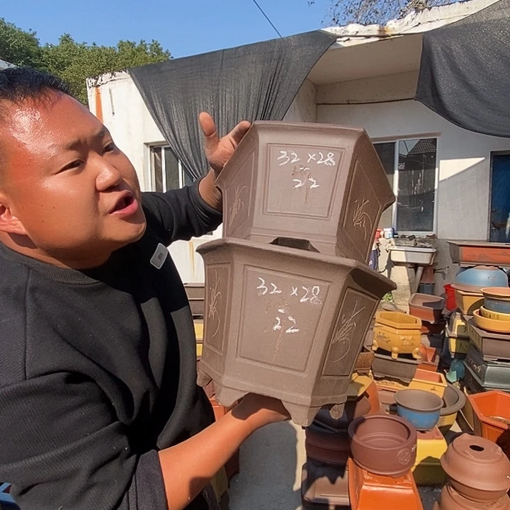 紫砂花盆宜兴紫砂