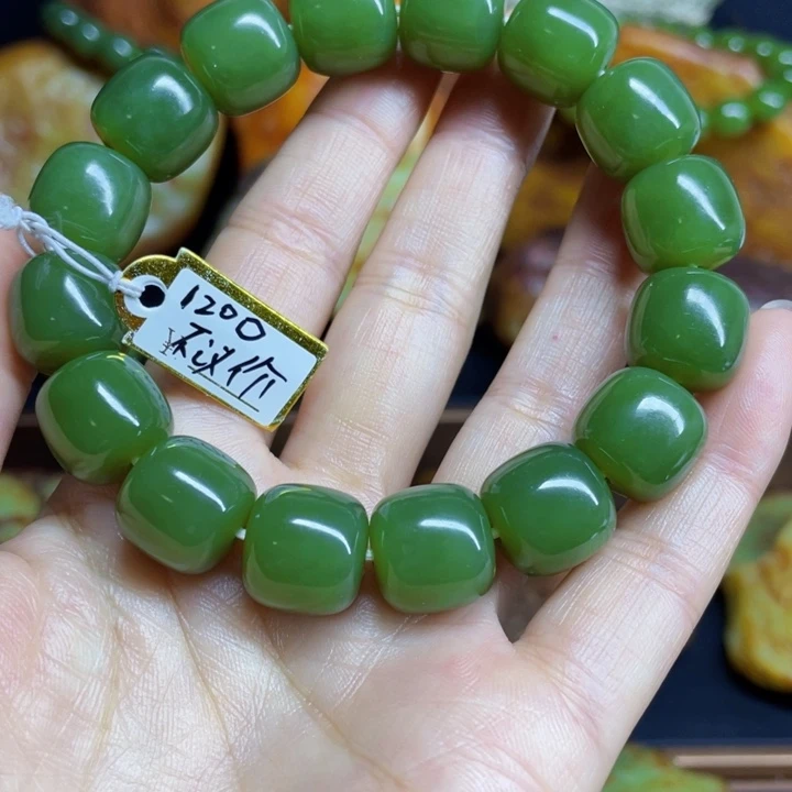 和田玉未镶嵌手链