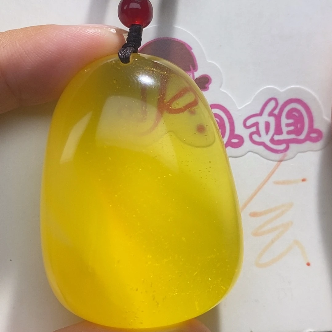 定制琥珀未镶嵌蜜蜡吊坠