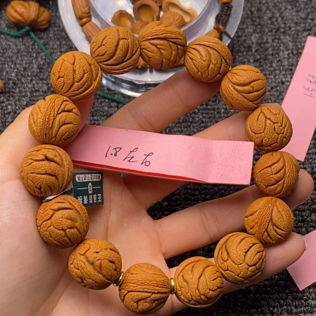 秦岭山脉龙纹桃核